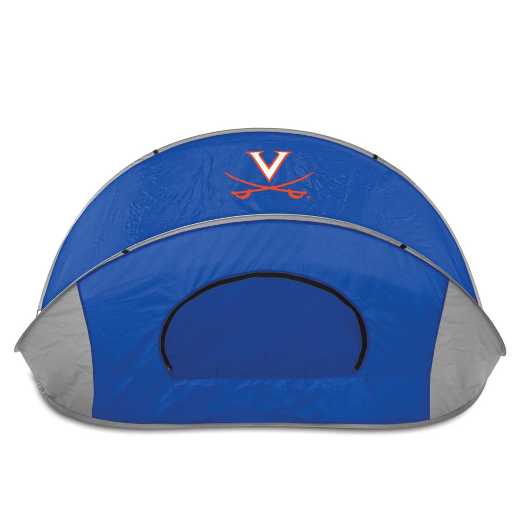 Picnic Time Ncaa Virginia Cavaliers Manta Portable Beach Tent - Pop Up Tent - Beach Sun Shelter Pop Up