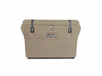Maluna 70 Quart Desert Tan Hard Cooler  Rotomolded  Insulated Portable Ice Chest Box For Drinks, Beverages, Beach, Camping, Picn