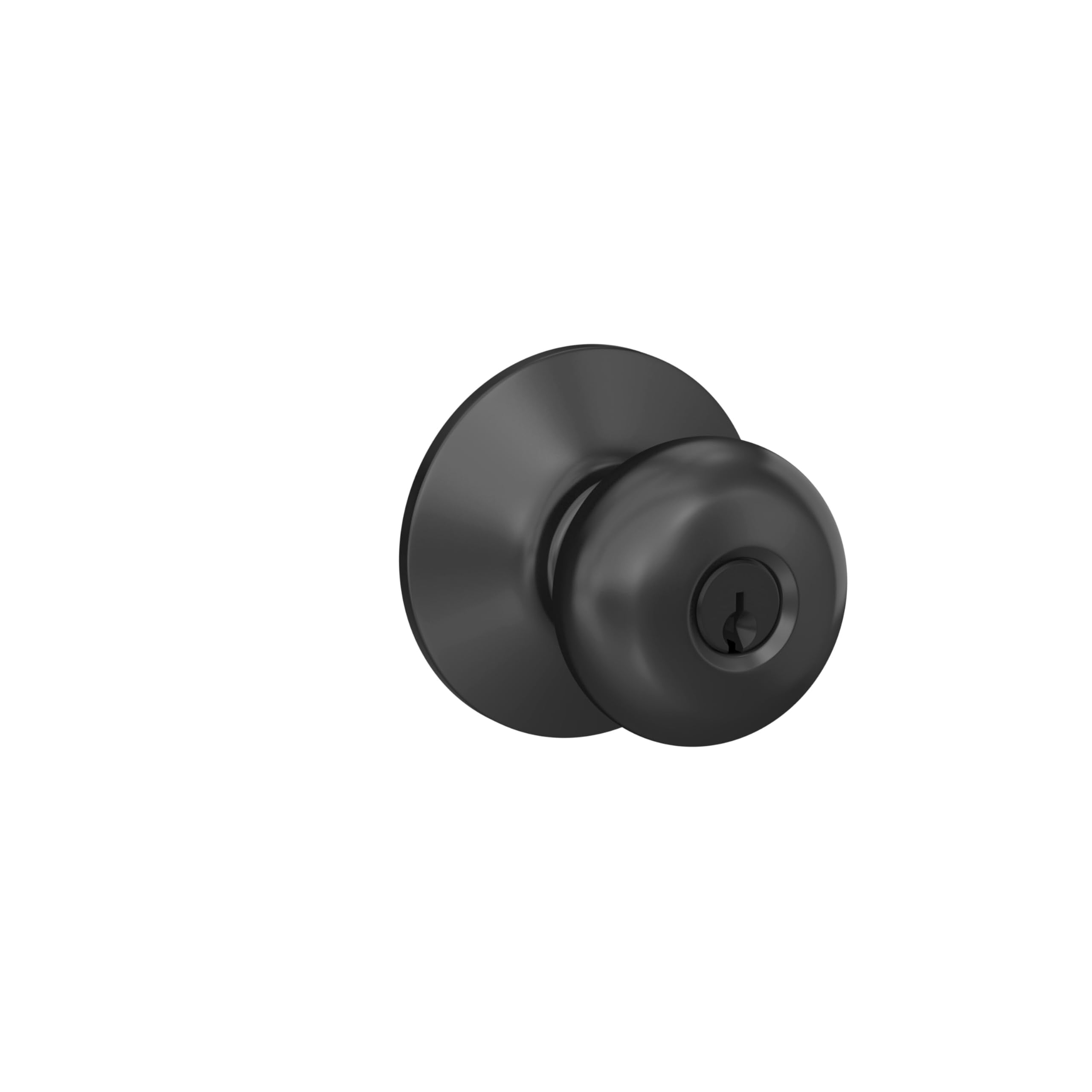 Entry Knob Plymth Mtblk (Pack Of 1)