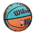 WILSON NBA DRV Pro Streak Outdoor Basketball - Size 6-28.5, Blue/Orange
