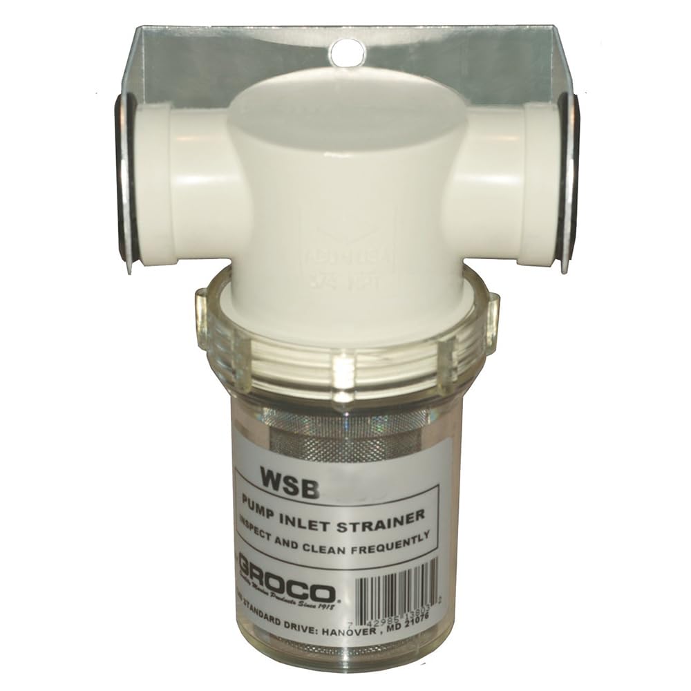 Gross Mechanical Groco 3/4'' Fresh Water Strainer W/Plastic Basket