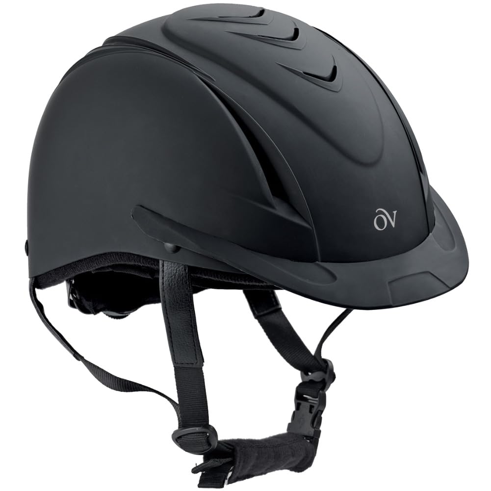 Ovation Deluxe Schooler Black-Blk Vents Xxs/Xs Helmet With Deluxe Pk/2 Black One Size Hair Net