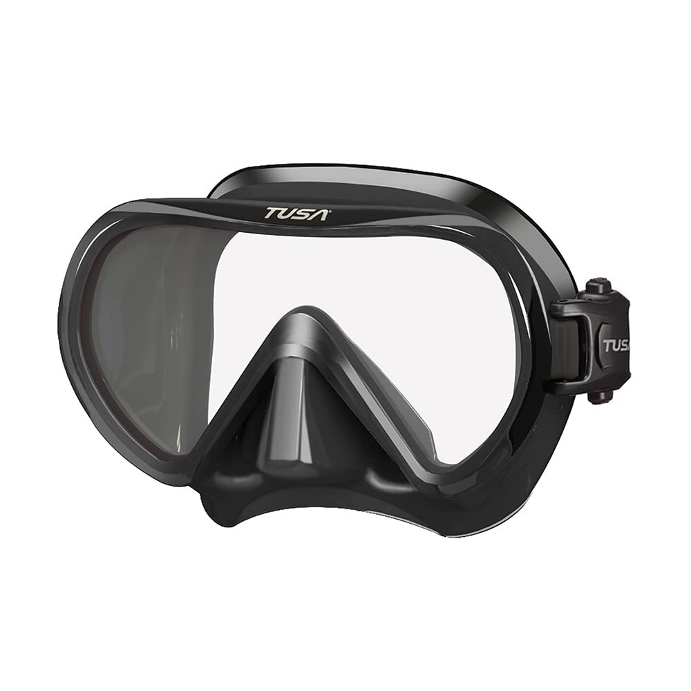 TUSA M-1011 Ino Scuba Diving Mask, Black/Black