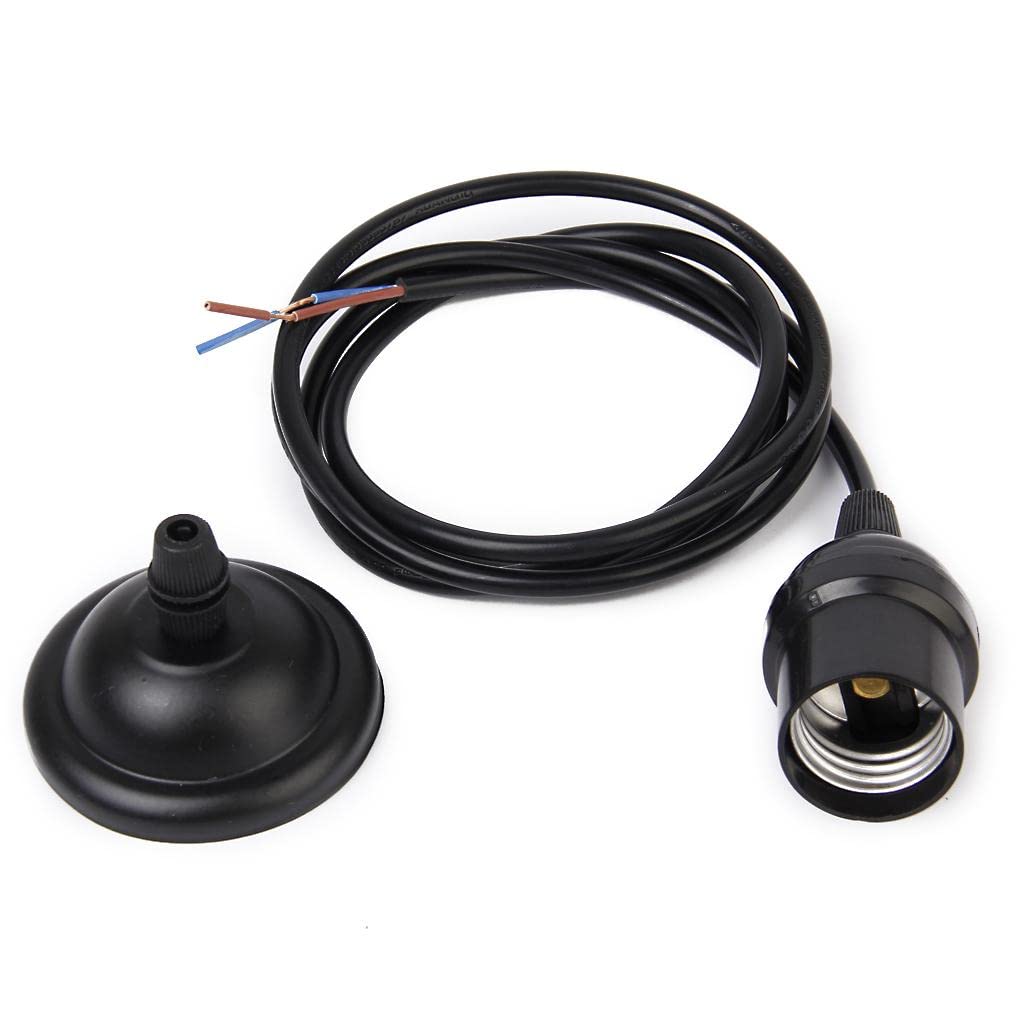bnf Ceiling Pendant E27 Bulb Lamp Holder with 1.5M Wire  Black|Home & Garden | Lamps, Lighting & Ceiling Fans |Lighting Parts &
