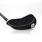 11Pcs/Set Neoprene Iron Headcover Set With Large No. For All Brands Callaway,Ping,Taylormade,Cobra Etc. (Black)