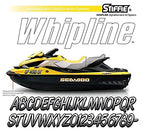 Stiffie Whipline Red/Navy 3 '' Boat & Pwc Registration Decals  Numbers Letters Stickers
