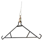 Hme Tri-Pod Black Steel Game Hunting Hoist | Economical & Convenient Support Stand | Up To 300 Lb. Capacity, 98'' Lift Height