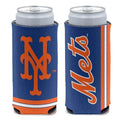Wincraft MLB New York Mets Slim Can Cooler, Team Colors, One Size
