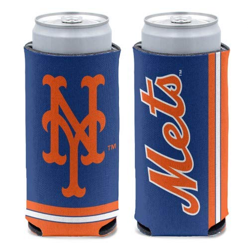 Wincraft MLB New York Mets Slim Can Cooler, Team Colors, One Size