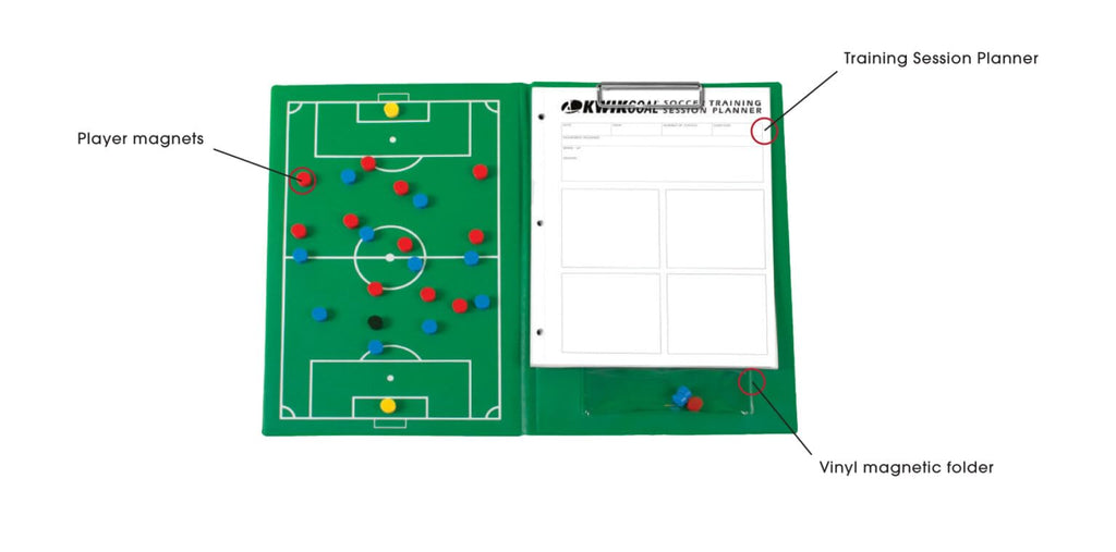 Kwik Goal Soccer Magnetic Board Green ,8 1/2-Inch W X 12-Inch H