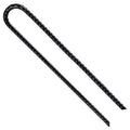 Wensilon Rebar U/J Hook Extra Heavy Duty, 12 inch x 1/4 inch Rust Proof Coated Steel Ground Anchors for Garden, Tent, Trampoline