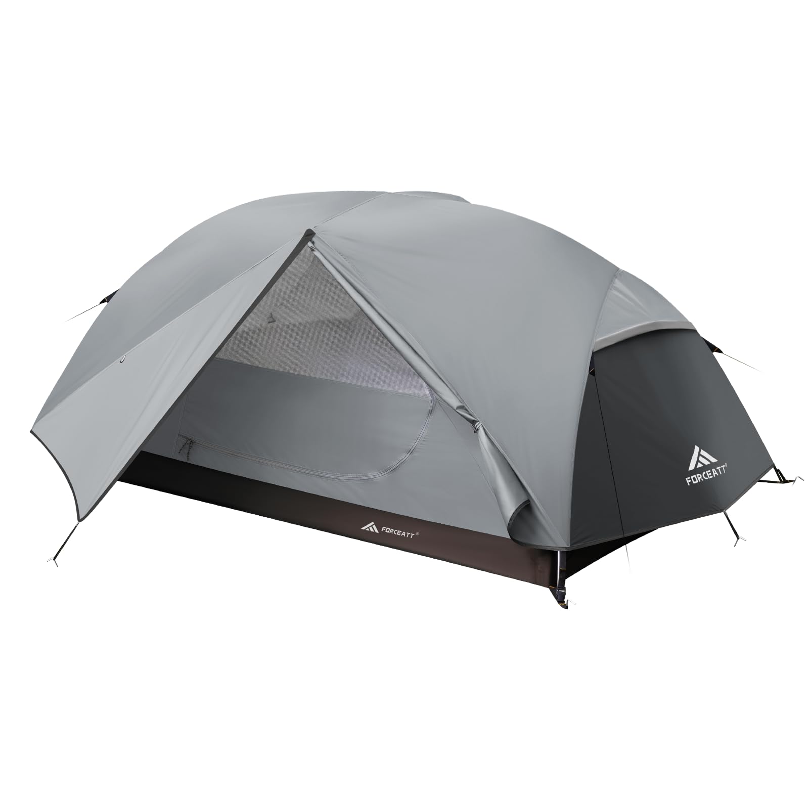Forceatt Tent For 2 Person Is Waterproof And Windproof, Camping Tent For 3 To 4 Seasons,Lightweight Aluminum Pole Backpacking Te