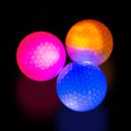 THIODOON Glow in The Dark Golf Balls Light up Led Golf Balls Night Golf Gift Sets for Men Kids Women 3 Pack Upgraded Timer Reset