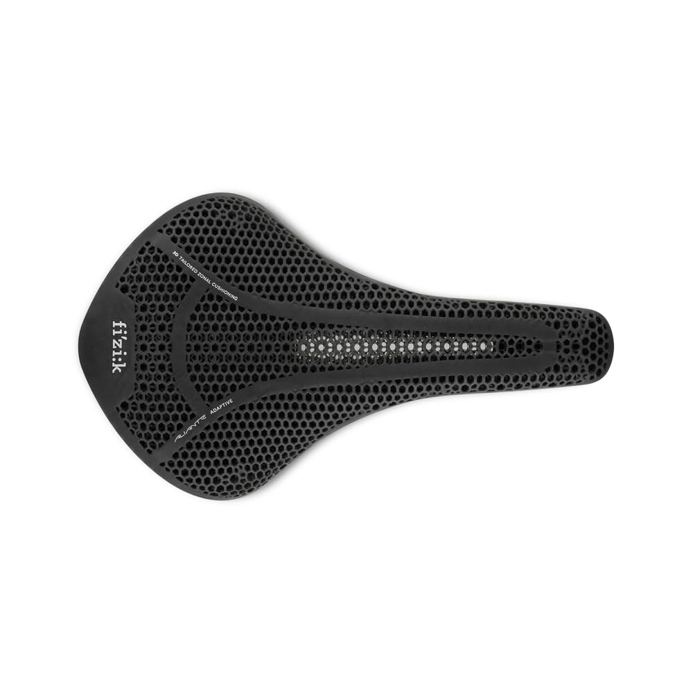 Fizik Tempo Aliante R3 Adaptive,Road Bike Endurance 3D Printed Saddle, Black, 155mm