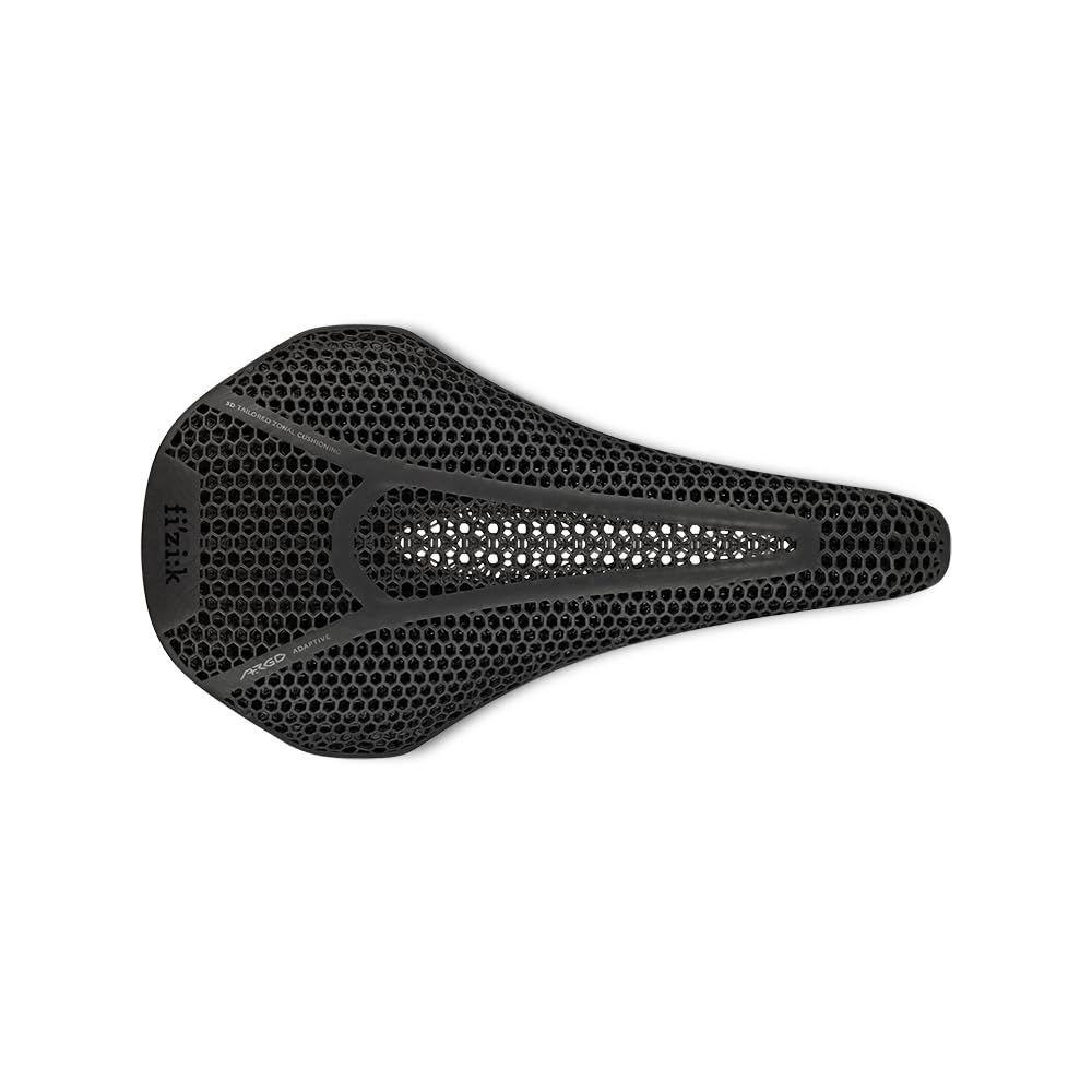 Fizik Vento Argo 00 Adaptive,3D Printed Short-Nose Bike Saddle, Black, 140mm