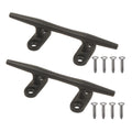 Mx Boat Dock Cleats Black Boat Cleat Stainless Steel Marine Cleats For Boats,Kayak, Marine, Deck, Nautical Decor 2Pcs