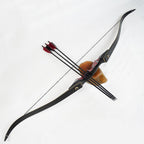 Pmz Recurve Bow And Arrow, Newset Professional Aldults Archery Hunting Bow, 60'' Wooden Takedown Bow, For Youth Beginners To Adv