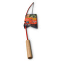 Firebuggz Camping Accessories -Campfire Fishing Pole Roaster - Funny Marshmallow And Hot Dog Roasting Sticks For Campfire, Red