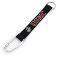 aminco United States Marine Corps Carabiner Lanyard Keychain, Red, 5