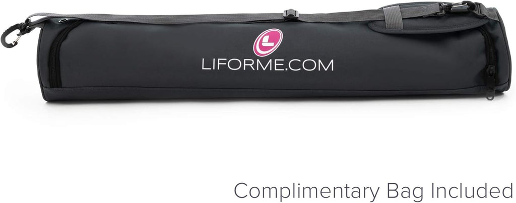 Liforme Printed Travel Yoga Mat - Free Yoga Bag, Patented Alignment System, Warrior-Like Grip, Nonslip, Eco-Friendly And Biodegr