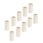 Gse 10 Pieces 12Mm/13Mm White Billiard Stick Nylon Ferrules, Pool Cue Stick Screw-In Ferrules Replacement (12Mm, Nylon Ferrules)