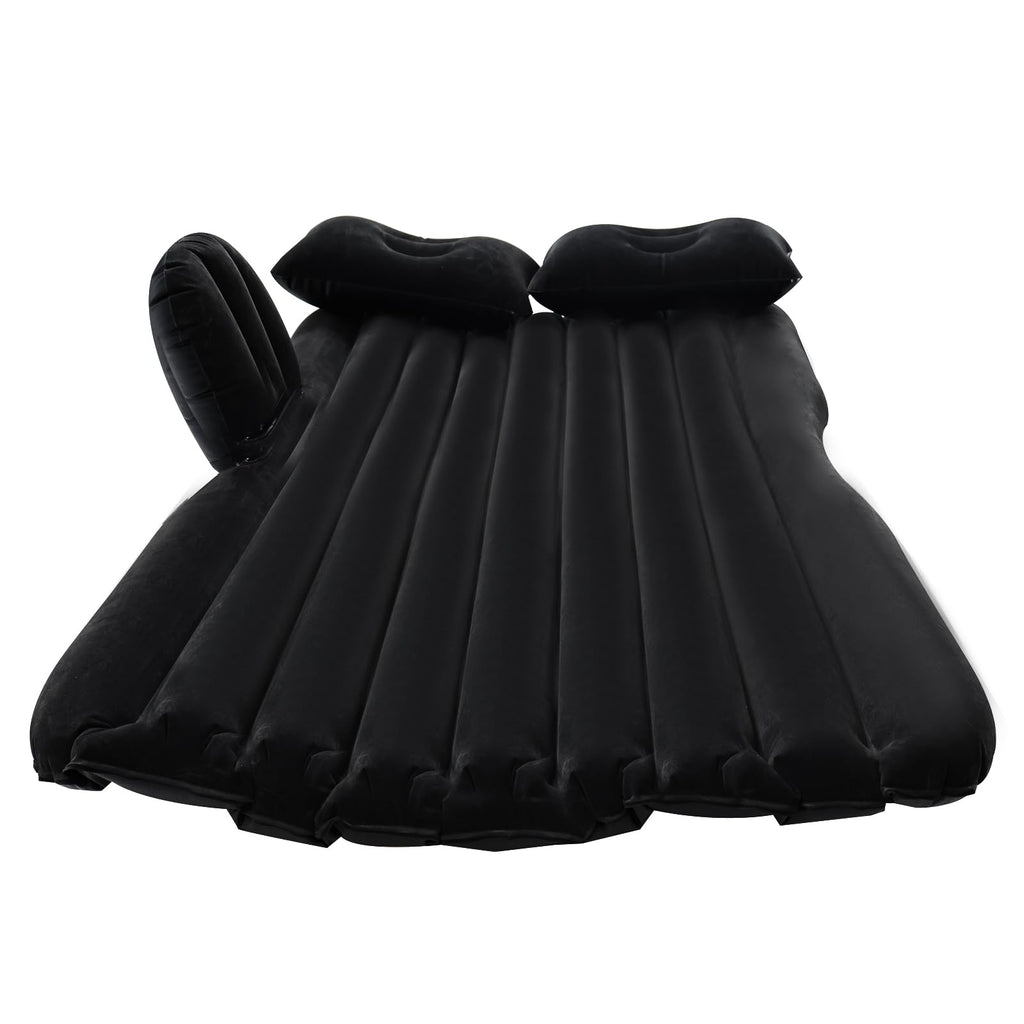 Novelbee Inflatable Car Air Mattress Back Seat Bed With Round Air Foot Piers,Inflatable Camping Air Mattress Blow Up Bed,Portabl