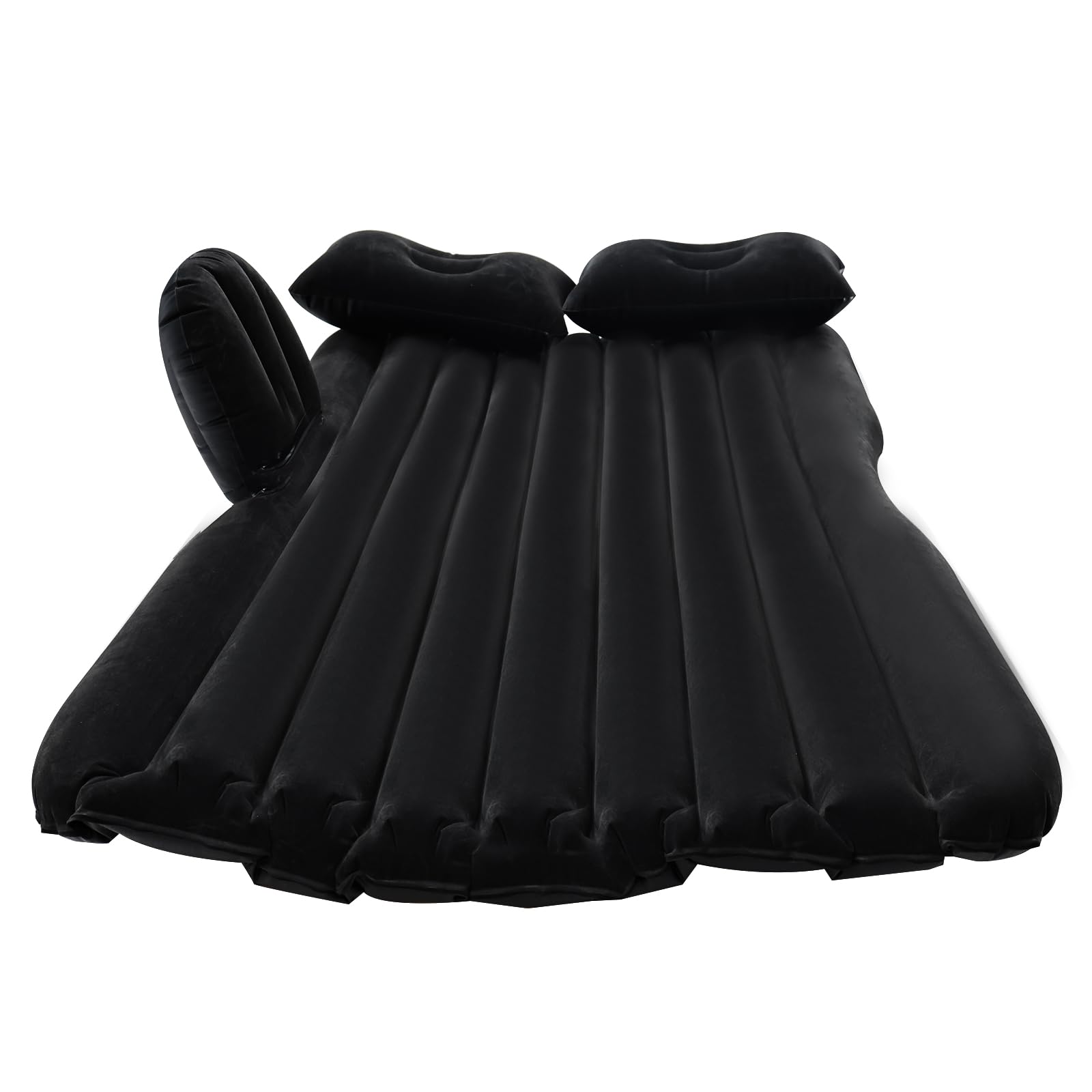 Novelbee Inflatable Car Air Mattress Back Seat Bed With Round Air Foot Piers,Inflatable Camping Air Mattress Blow Up Bed,Portabl