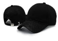 Selloria Stylish Cotton Baseball Adjustable Cap For Men/Women (Cap No 1), Black