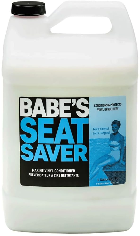 Babe'S Boat Care Seat Saver Marine Upholstery And Vinyl Conditioner  1 Gallon Boat Seat Cleaner Refill  Sun And Uv Protection Sp
