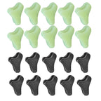 Utysty 20 Pack Tent Rope Tensioner Buckles Tightener Fastener Fluorescent Canopy Guyline Cord Buckle Adjustment Triangle Fixing 