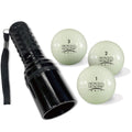 Izzo Golf Balls 3 Pack Glow Night Ball Night Ball with UV Light