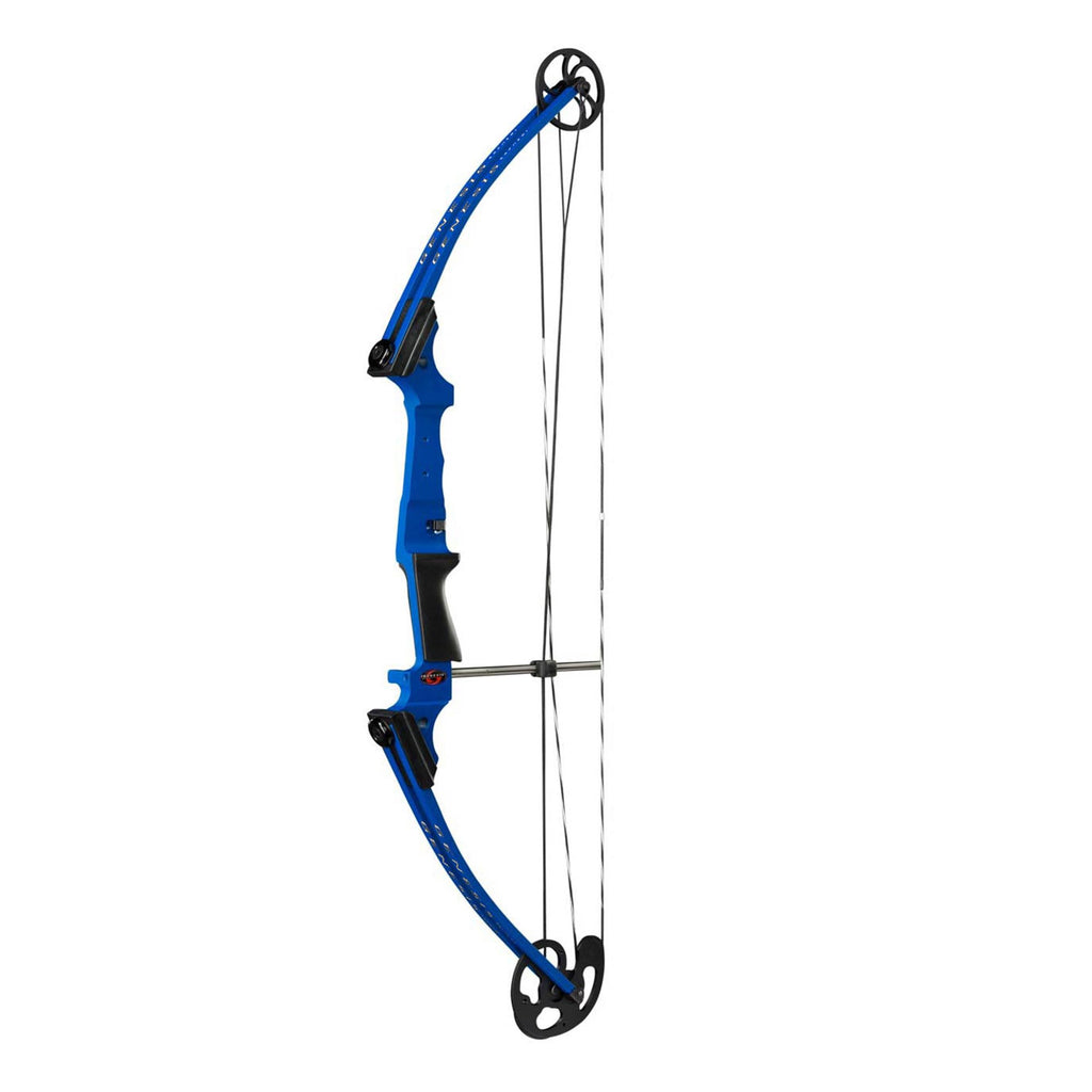 Genesis Archery Compound Bow, W/ Adjustable Riser, Original, Draw Hand - Right, Blue