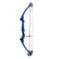 Genesis Archery Compound Bow, W/ Adjustable Riser, Original, Draw Hand - Right, Blue