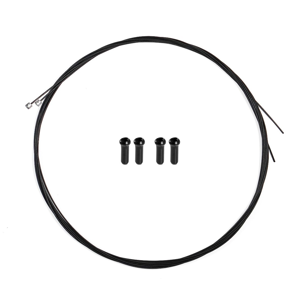 Chooee Teflon Shifter Cable, 2500Mm Mountain Bike Derailleur Cable For Mtb/Road Bike,2Pcs