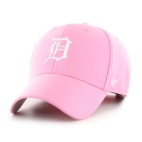 '47 Mlb Rose Mvp Adjustable Hat, Women'S One Size Fits All (Us, Alpha, One Size, Detroit Tigers)