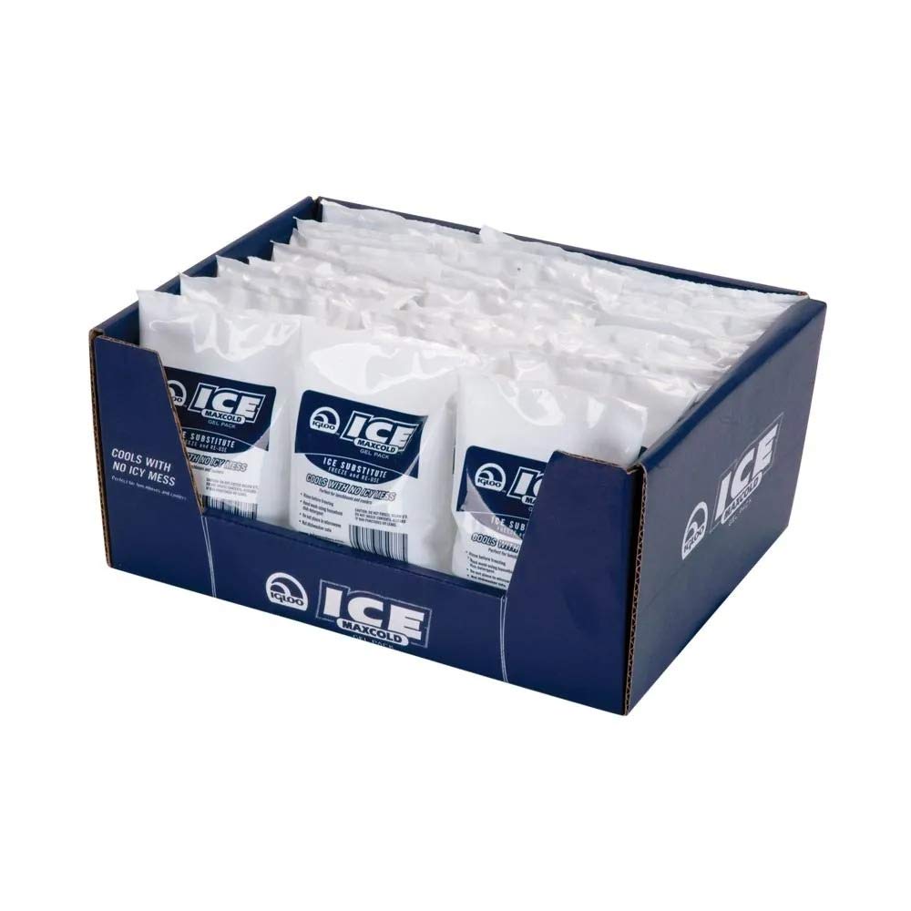 Igloo Maxcold Gel Ice Packs, Reusable Ice Packs For Coolers, Long Lasting Cold Freezer Pack For Lunch Boxes And Camping