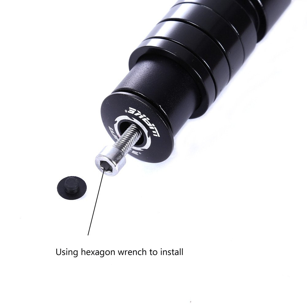 Bike Stem Riser Wake Bike Fork Stem Extender Bicycle Handlebar Raiser Head Up Adapter Suitable For Mountain Bike, Road Bike, Mtb