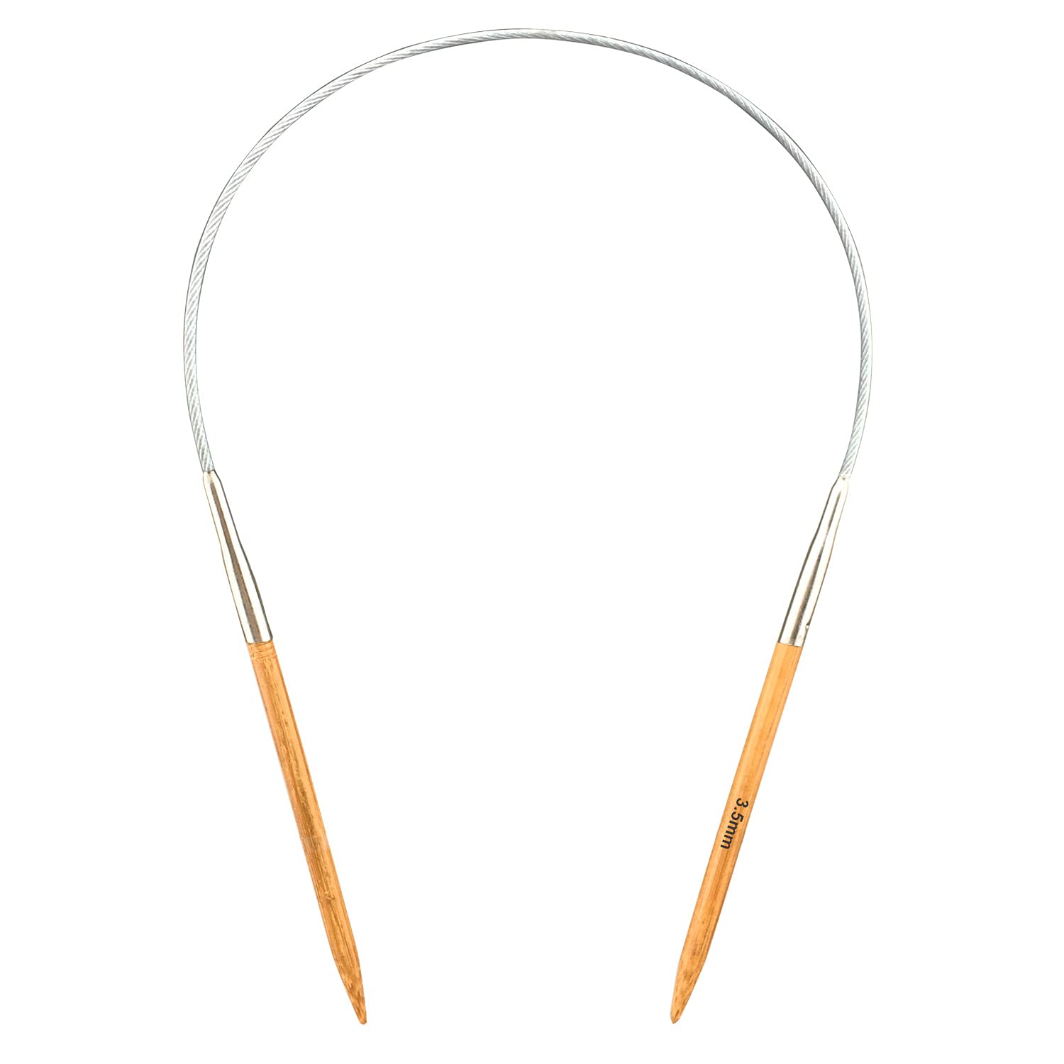 Mdoker Bamboo Circular Knitting Needle Size 4 16 Inch Circular Knitting Needles For Handmade Knitting Diy And Any Weaven Yarn Pr