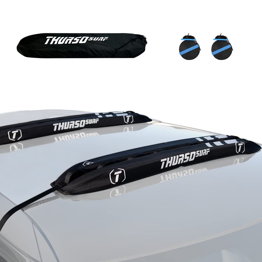 THURSO SURF Universal Car Soft Roof Rack for Kayak, Ski, Snowboard, SUP Paddle Board Accessories- Versatile and Secure Transport