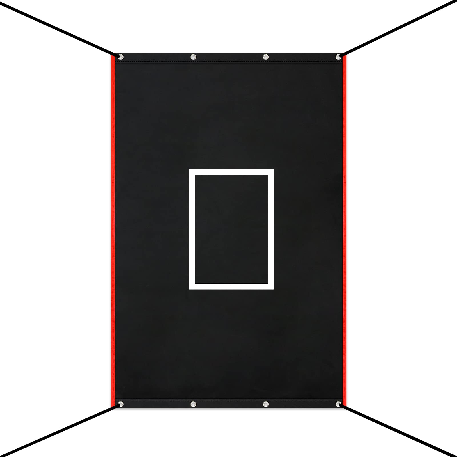Lewtemi Batting Cage Backstop Vinyl Backstop Heavy Duty Baseball Batting Cage Backdrop and Net Saver for Baseball Softball Hitti