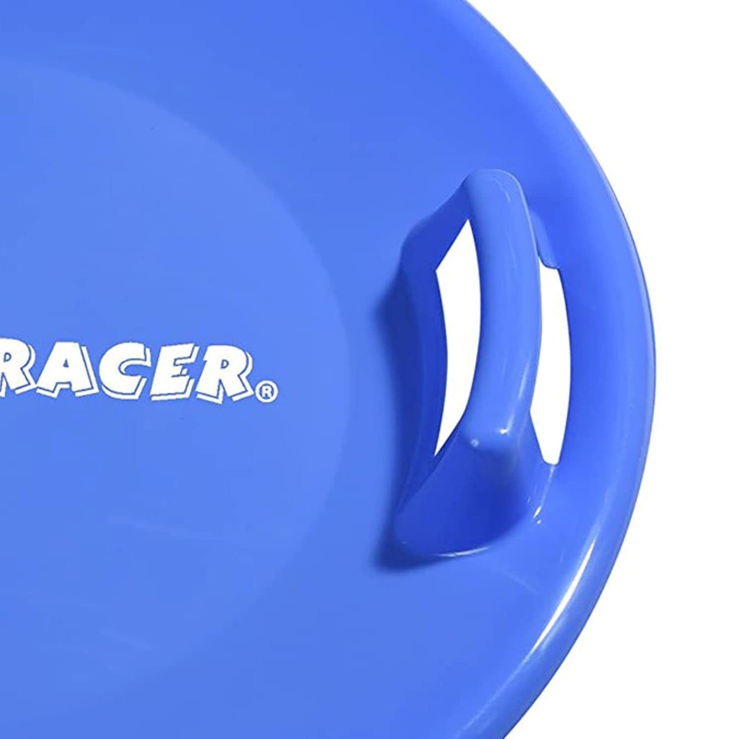 Slippery Racer Heavy-Duty Cold Weather Downhill Pro Adults And Kids Plastic Outdoor Winter Saucer Disc Snow Sleds With Handles,