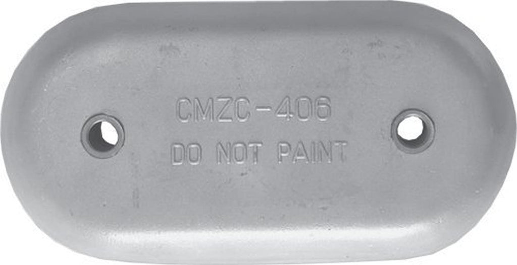 Martyr Cmmzc406A, Aluminum Alloy Pleasurecraft Large Streamlined Bolt-On Hull Anode