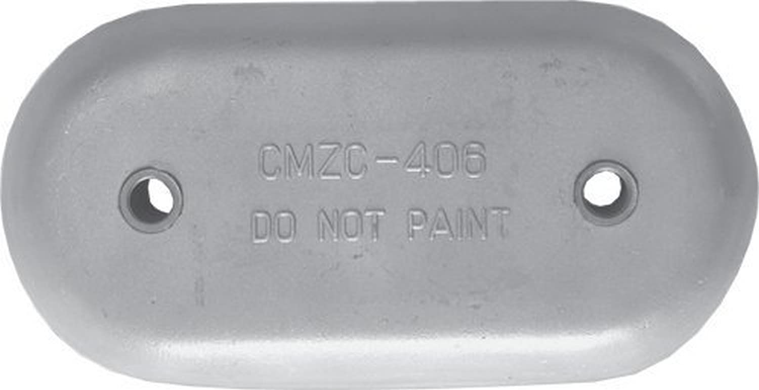 Martyr Cmmzc406A, Aluminum Alloy Pleasurecraft Large Streamlined Bolt-On Hull Anode