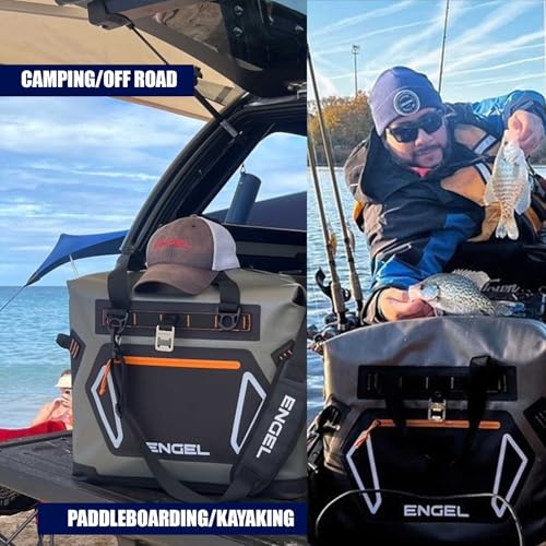 Engel Hd30 High-Performance Soft Sided Tote Cooler - Durable, Leak-Proof, Portable Ice Chest For Camping, Fishing, Tailgating &