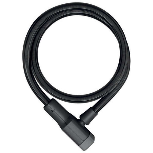 ABUS Cable Lock Racer 6412K - Bicycle Lock - Steel Cable with Plastic Coating - ABUS Security Level 4-85 cm, Black