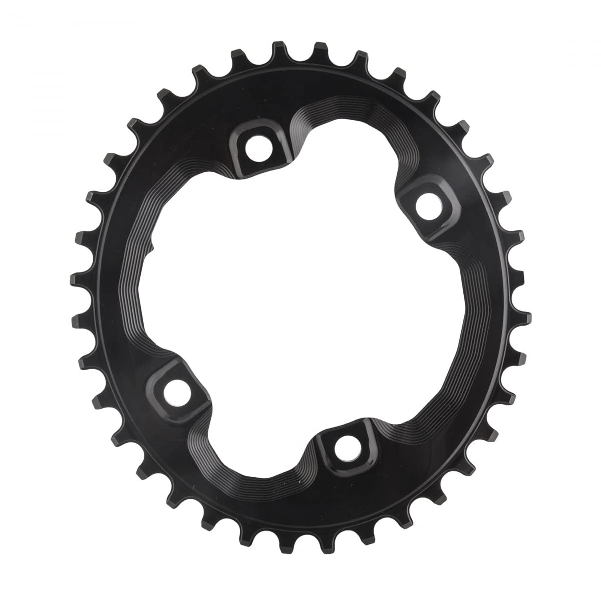 absoluteBLACK Shimano Oval Traction Chainring Black/96 Bcd (M8000 Xt), 36T