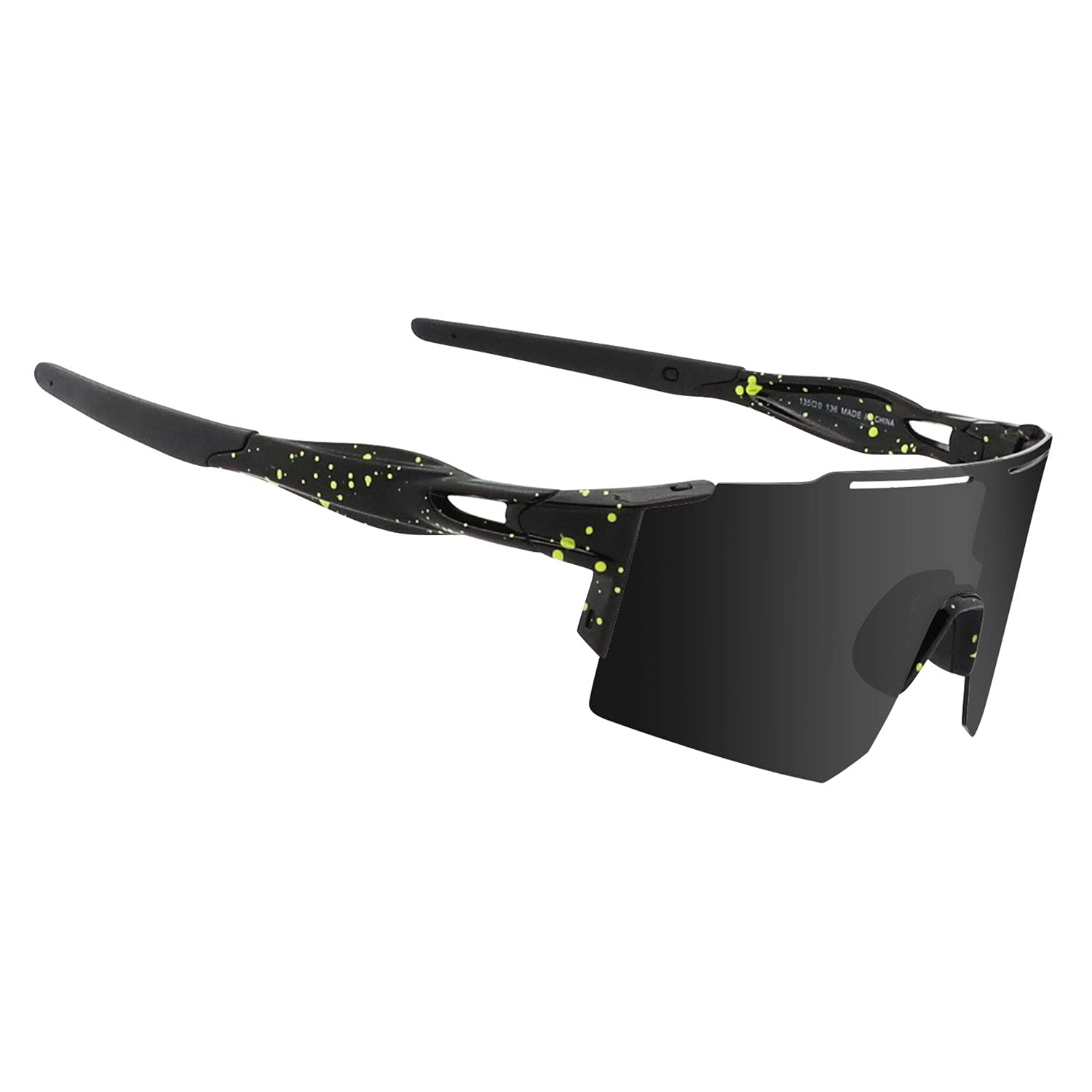OULAIQI Cycling Sunglasses for Cycling Men Women Baseball Glasses 1 Lens