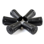 Bornfeel Trekking Pole Replacement Tips 16 Pack Hiking Pole Rubber Tips Walking Stick Tips End Caps Protectors