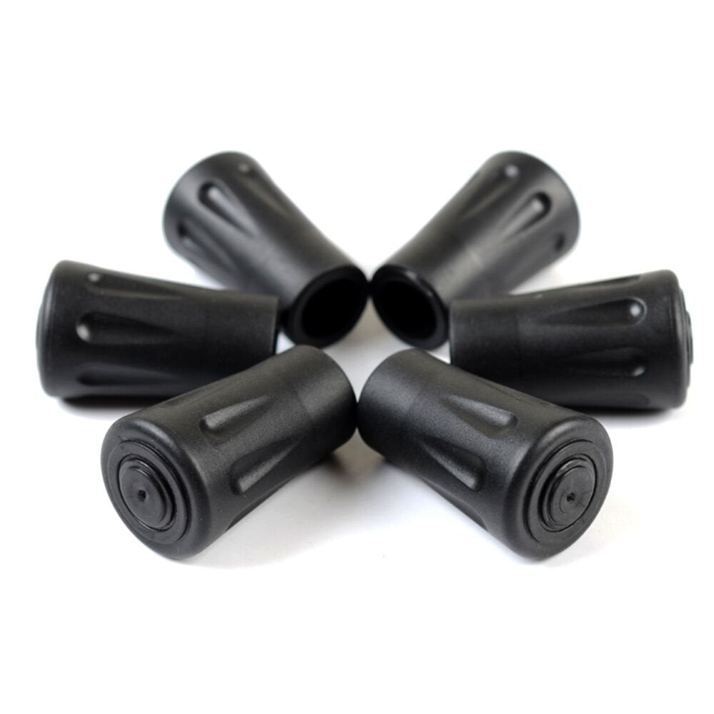Bornfeel Trekking Pole Replacement Tips 16 Pack Hiking Pole Rubber Tips Walking Stick Tips End Caps Protectors
