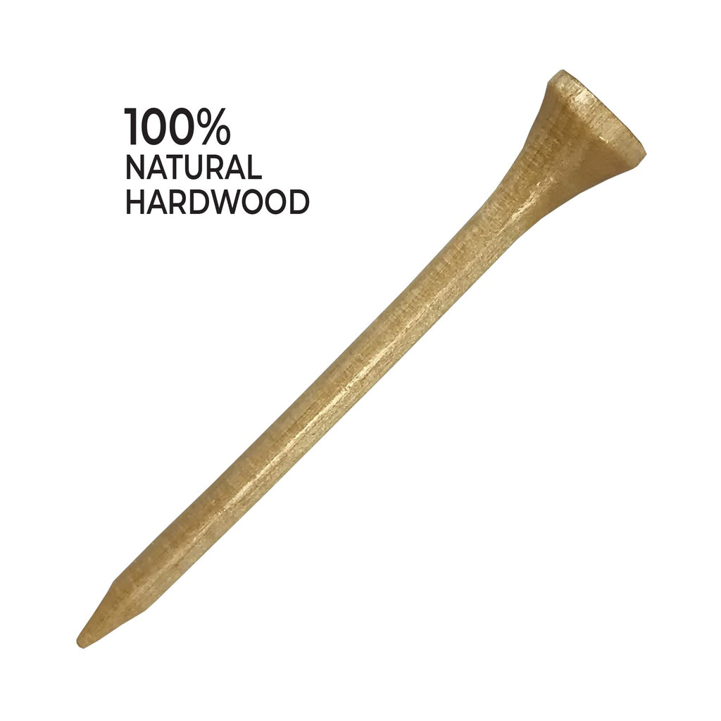 Pride Golf Tee Golf Tees 500 Count Tees, Natural, Count Us